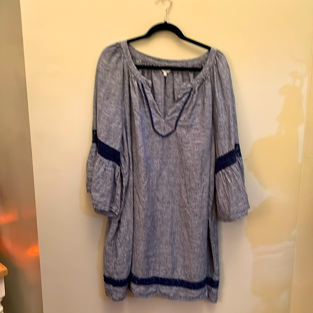 Crown and Ivy dark blue dress